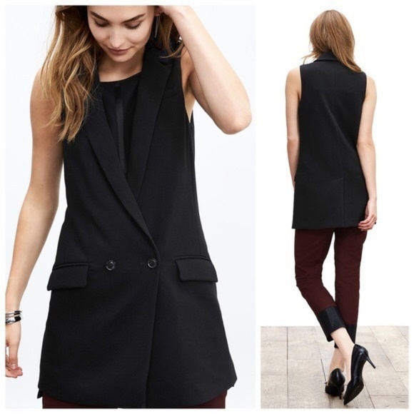 Banana Republic Jackets & Blazers - Banana Republic Long Line Vest Banana Republic Jackets & Blazers - Banana Republic Long Line Vest
